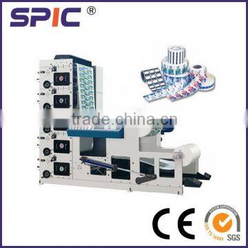 Automatic 4 color label flexo printing machine