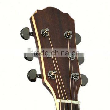 China Musical Instrument 41" Inlay Rattan Acoustic Electric Guitar photo-4