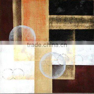 Abstract canvas oil painting