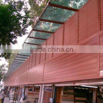 outdoor wood plastic composite wall panel