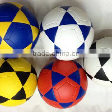 black and white match quality PU laminated soccer ball/football