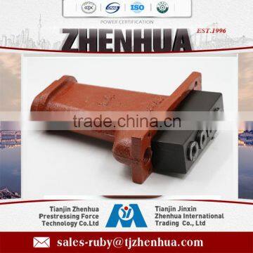Prestressed ARC Flat Tensioning Building Construction Bearing Plate for 15.24 PC Strand