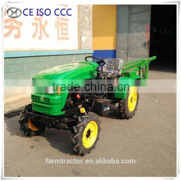mini 24hp 4 WD/2 WD wheel tractor with farm machinery HX240D