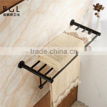 New Type Zinc Alloy Black Color Bathroom Sanitary Items Towel Rack