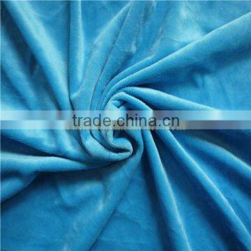 100% Polyester brushed velvet fabric