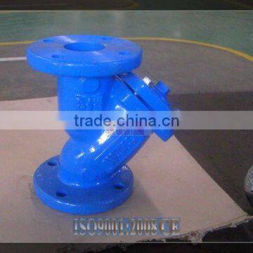 DN32-DN300 CE certified Ductile Iron Flanged Y Type Strainer