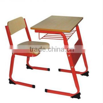 single desk and chair