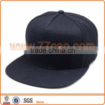 Blank Hook And Loop Patch Snapback Cap Wholesale