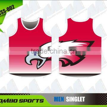 Custom sublimation singlet