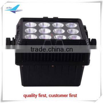 Wireless battery 12x15w rgbwa ip65 led wall washer light