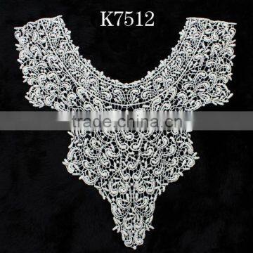 100% cotton neck crochet collar/back design(K7512)