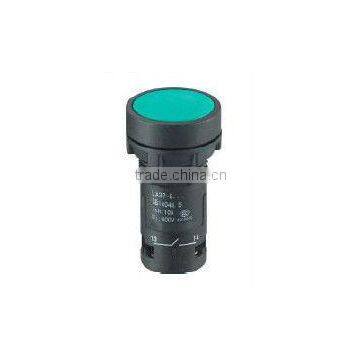 on off flush momentary automotive push button switch green B7-BA3