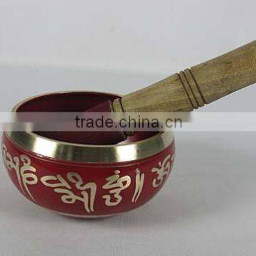 new coloured brass tibetan singing bowls indian, yoga bowl, meditation bowls