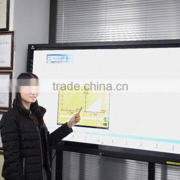 75 inch portable finger touch interactive whiteboard/multi-touch smart whiteboard