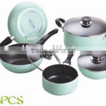 8PCS Aluminum non-stick pan