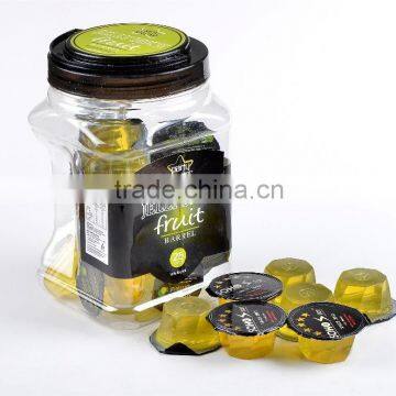 Alcohol assorted fruit jelly shot cup