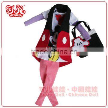 11.5 inch fashion branded girl doll clothing
