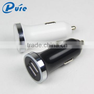 Safety Design Mobile Charger Handy Car Charger USB Car Charger Dual Port 2.4A/3.4A/4.8A Charger