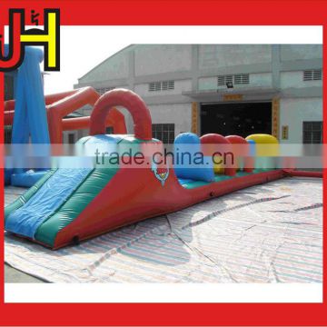 Big fun Inflatable obstacle course for water game