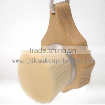 Wood handle face cleaning brush with gift packing