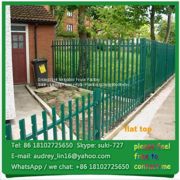 high quality Euro fence W or D type Palisade Fence supplier