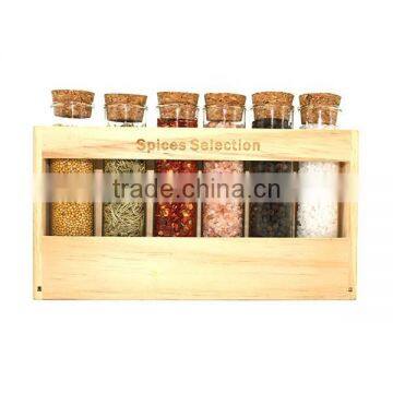 30X120mm 60ml Spice Tube With Wooden Cap photo-4