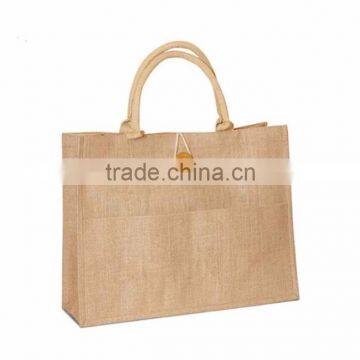 fashion stylish new design waterproof jute cheap shopping bags