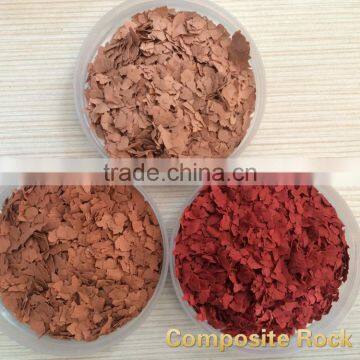 High-molecular Polymer Industrial Color Rock Flakes, Composite Rock Chips photo-2