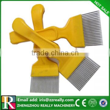 Stainless steel uncapping fork straight for beekeeping