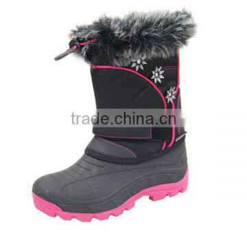 Girls Lightweight snow boots With Fur Collar