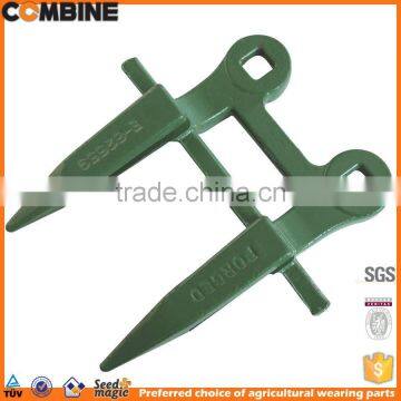 Forged finger guard for combine harvester