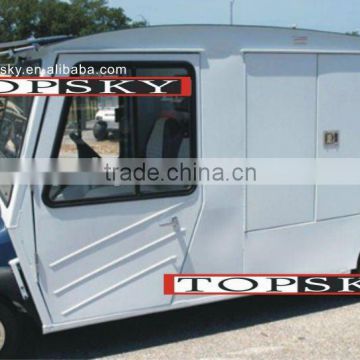 Custom Golf Cart with Cabin & Cargo Van