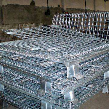 Customized Foldable Storage Cage/ Wire Container With Wheels photo-4