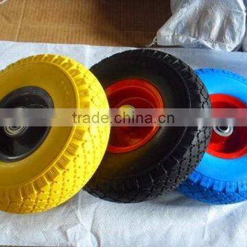 Integral skin pu foam solid wheelbarrow wheels