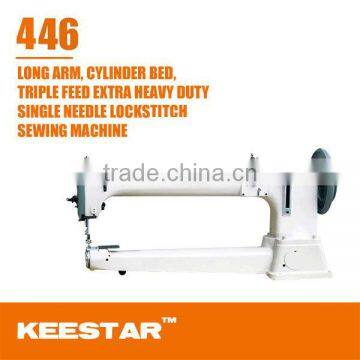 Keestar GA446 long arm cylinder bed overlock heavy-weight sewing machine