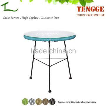 TG15-0130 Garden Furniture Syntheric Rattan Curve Leg Acapulco Chair photo-3