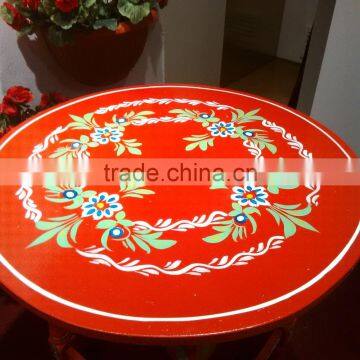 Child Small Table Solid Wood Round Table photo-3