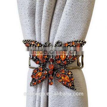 metal butterfly curtain band curtain buckle,holder for curtains