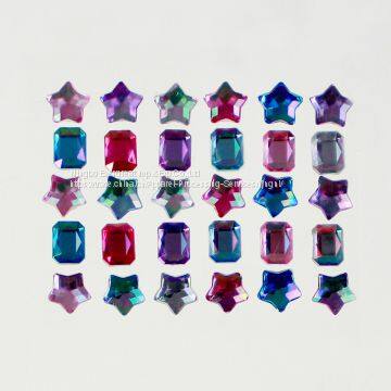 6x6 Gemstone Sticker for Decoration