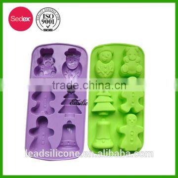 Christmas gift silicon chocolate cake candy mould