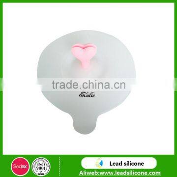 Silicone Rubber Coffee Cup Lid,Food Grage Silicone Cup Cover photo-2
