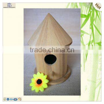 Cheap Light Craft Hexagonal Body Cone Roof Birdhouse photo-5