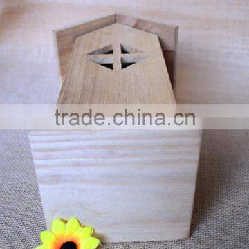 Wooden Carved Bird Miniature Wood Crafts Houses for Sale photo-2