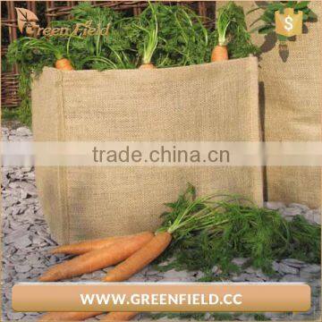 Green Field Rectangular Herb Jute Planting Bag Eco-friendly Vegetable Growing Bags photo-3