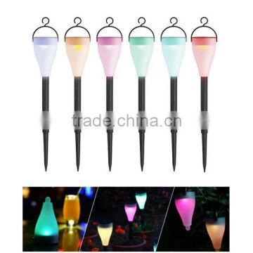 Outdoor 7-Color Solar Garden Lights LED lamp