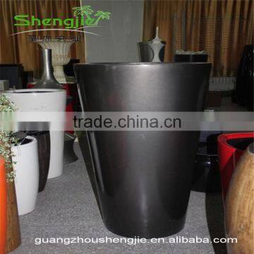 SJLJ013385 Wholesale Large Decorative Garden Planter / Good Quality Fiberglass Flower Pot photo-5