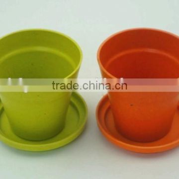 biodegradable bamboo fiber nursery pot