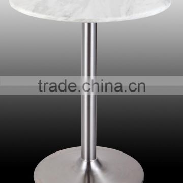 high quality brushed stainless steel cocktail table bar table tea table coffee table LQ- BT203A