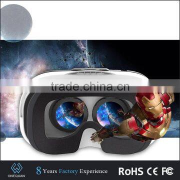 Hot selling android4.0-6.5 inch all in one virtual reality 3d glasses