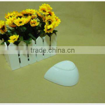 Wholesale High Quality White Ceramic Olive Shape Dish photo-3